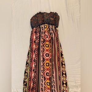 Women’s Flying Tomato Strapless Maxi Dress - S